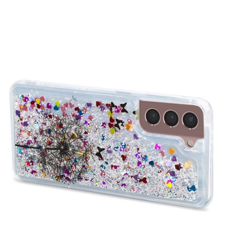 Cover Samsung Galaxy S22 Plus 5G Denti Di Leone Glitterati