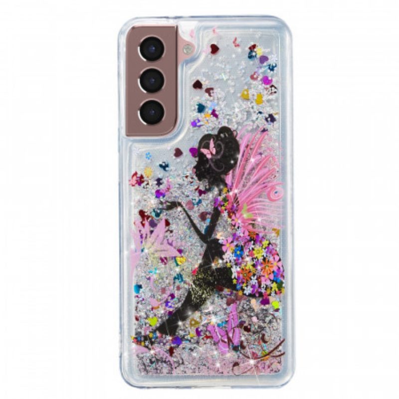 Cover Samsung Galaxy S22 Plus 5G Fata Glitterata