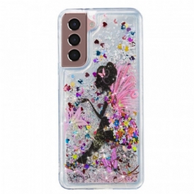 Cover Samsung Galaxy S22 Plus 5G Fata Glitterata