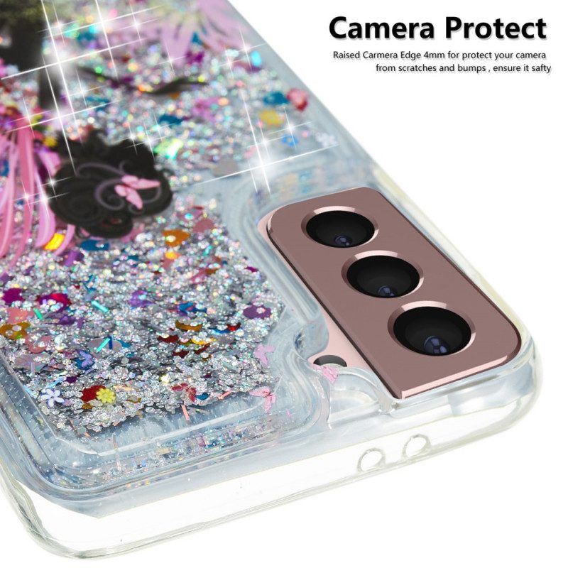 Cover Samsung Galaxy S22 Plus 5G Fata Glitterata