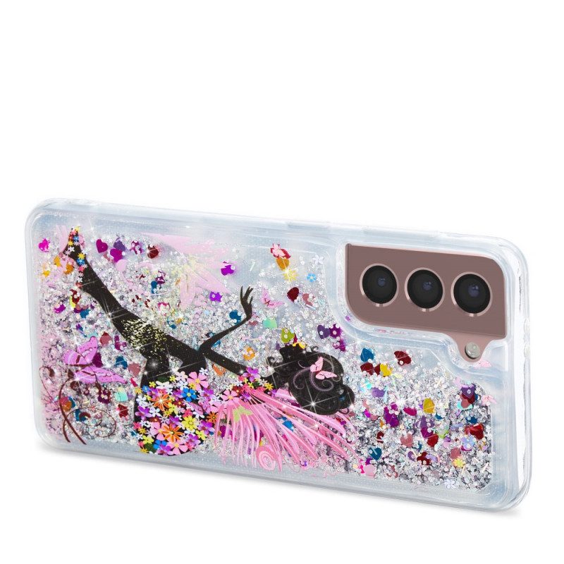 Cover Samsung Galaxy S22 Plus 5G Fata Glitterata