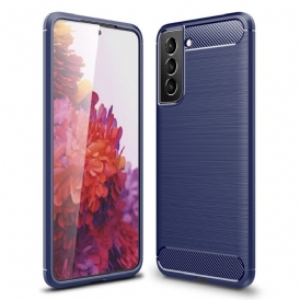 Cover Samsung Galaxy S22 Plus 5G Fibra Di Carbonio Spazzolata