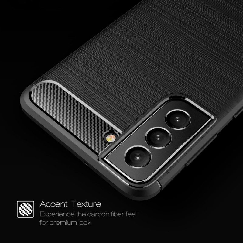 Cover Samsung Galaxy S22 Plus 5G Fibra Di Carbonio Spazzolata