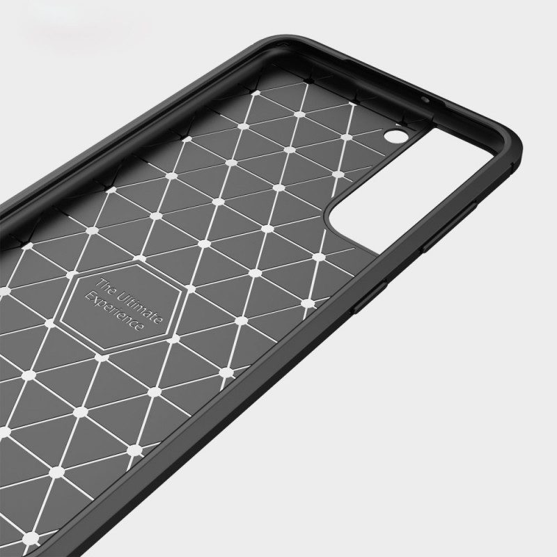 Cover Samsung Galaxy S22 Plus 5G Fibra Di Carbonio Spazzolata