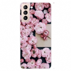 Cover Samsung Galaxy S22 Plus 5G Fiori Rosa