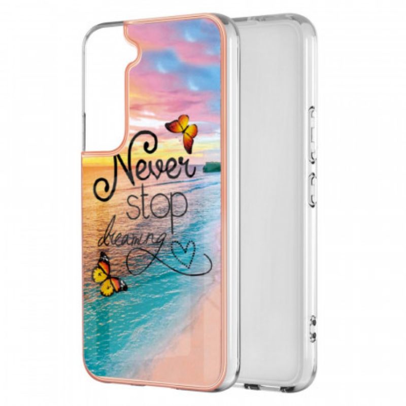 Cover Samsung Galaxy S22 Plus 5G Non Smettere Mai Di Sognare Farfalle