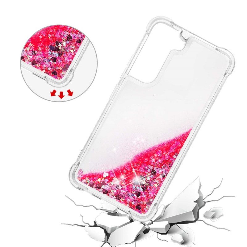 Cover Samsung Galaxy S22 Plus 5G Paillettes Con Coulisse