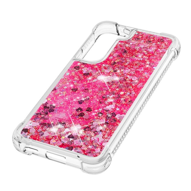 Cover Samsung Galaxy S22 Plus 5G Paillettes Con Coulisse