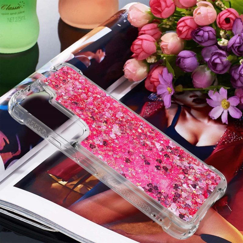 Cover Samsung Galaxy S22 Plus 5G Paillettes Con Coulisse