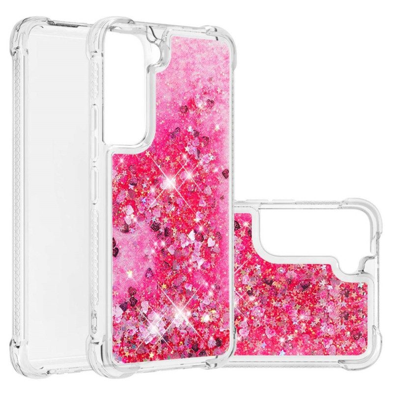 Cover Samsung Galaxy S22 Plus 5G Paillettes Con Coulisse