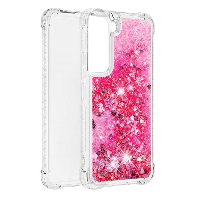 Cover Samsung Galaxy S22 Plus 5G Paillettes Con Coulisse