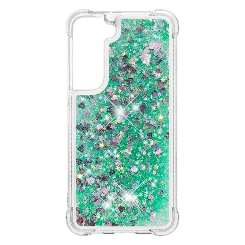 Cover Samsung Galaxy S22 Plus 5G Paillettes Con Coulisse