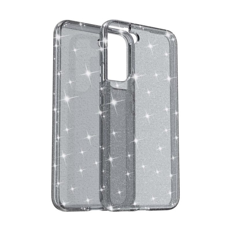 Cover Samsung Galaxy S22 Plus 5G Paillettes Trasparenti