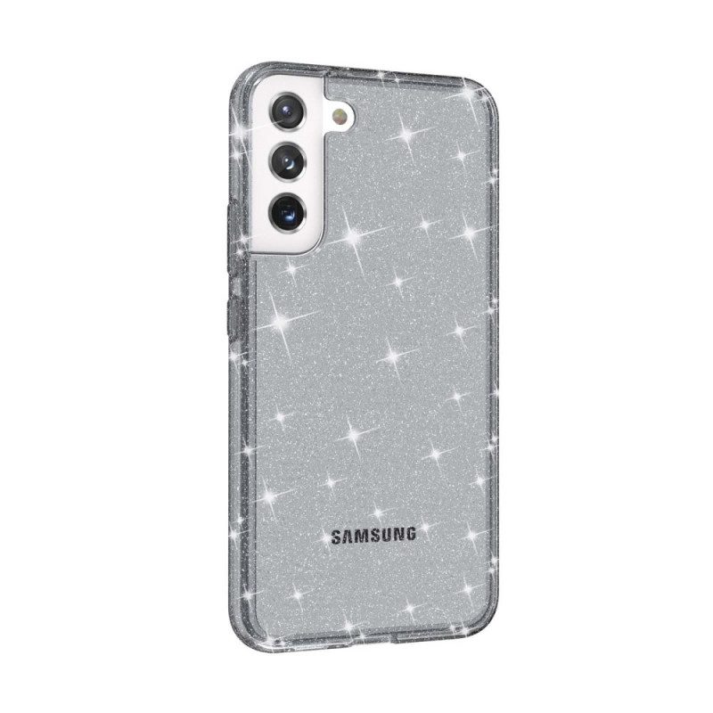 Cover Samsung Galaxy S22 Plus 5G Paillettes Trasparenti