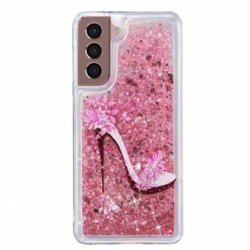 Cover Samsung Galaxy S22 Plus 5G Pompa Glitterata