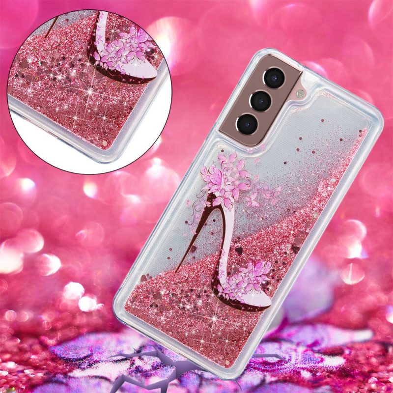 Cover Samsung Galaxy S22 Plus 5G Pompa Glitterata