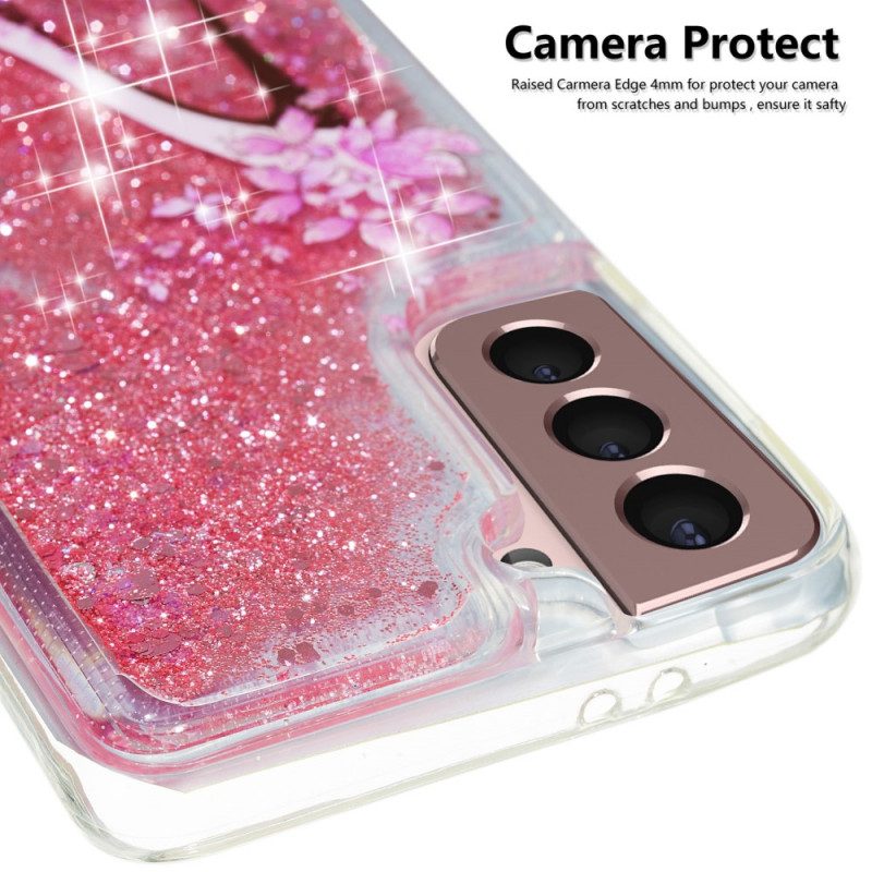 Cover Samsung Galaxy S22 Plus 5G Pompa Glitterata