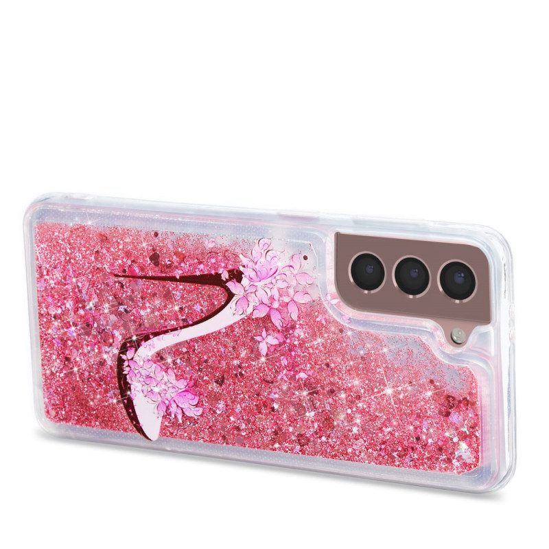 Cover Samsung Galaxy S22 Plus 5G Pompa Glitterata