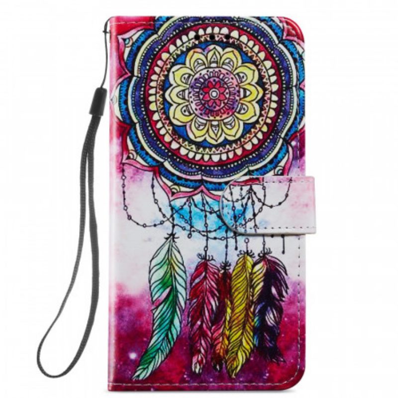 Custodia in pelle Samsung Galaxy S22 Plus 5G Acchiappasogni Artistico