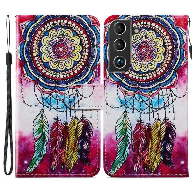 Custodia in pelle Samsung Galaxy S22 Plus 5G Acchiappasogni Artistico