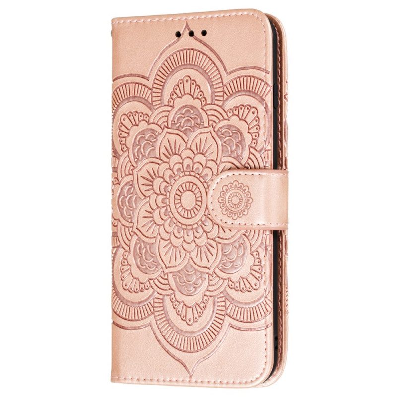 Custodia in pelle Samsung Galaxy S22 Plus 5G Mandala Completo