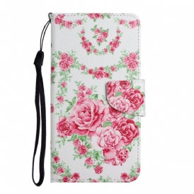 Folio Cover Samsung Galaxy S22 Plus 5G Fiori Liberty Royal