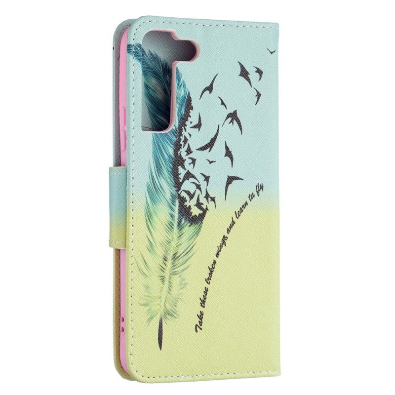 Folio Cover Samsung Galaxy S22 Plus 5G Impara A Volare