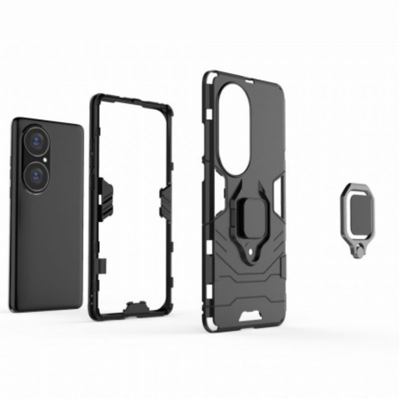 Cover Huawei P50 Pro Anello Resistente