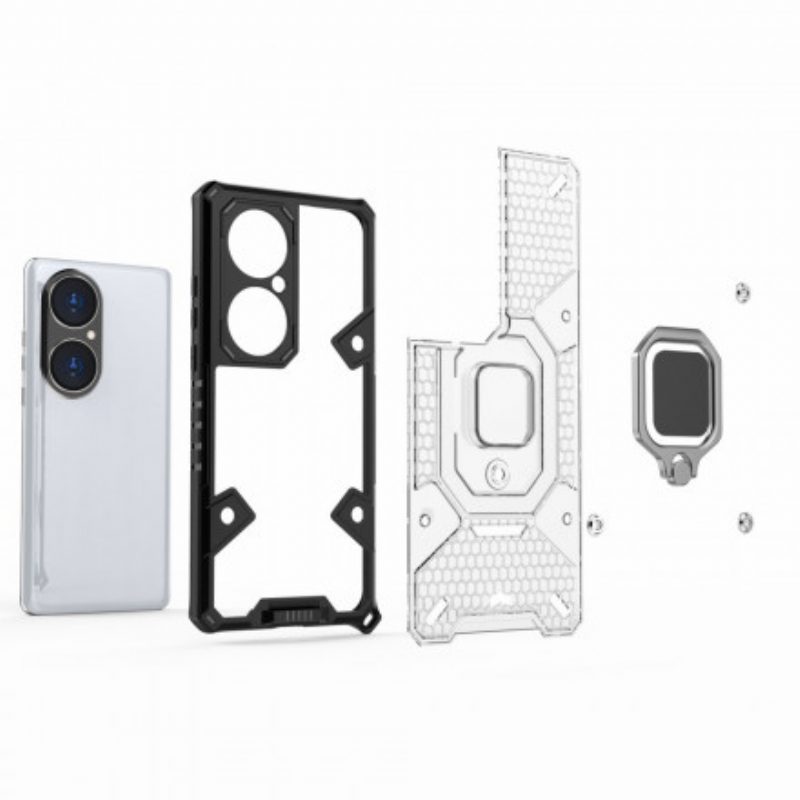 Cover Huawei P50 Pro Ibrido Resistente Al Nido D'ape