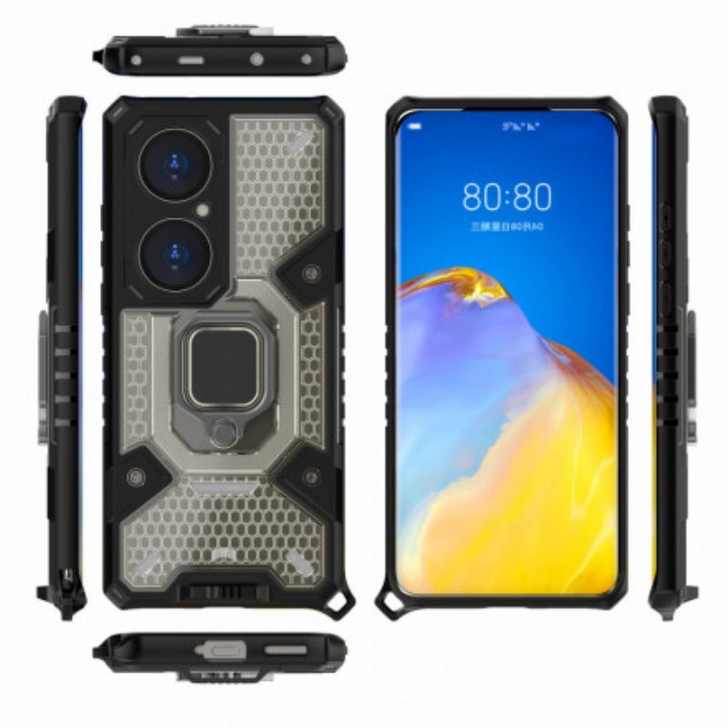 Cover Huawei P50 Pro Ibrido Resistente Al Nido D'ape