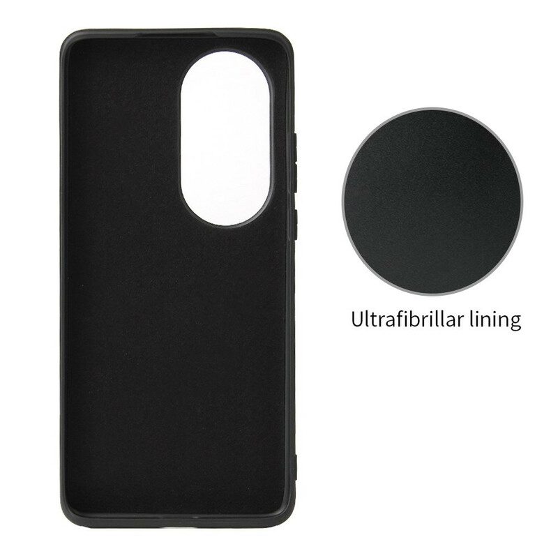 Cover Huawei P50 Pro Porta Anelli Stile Serpente