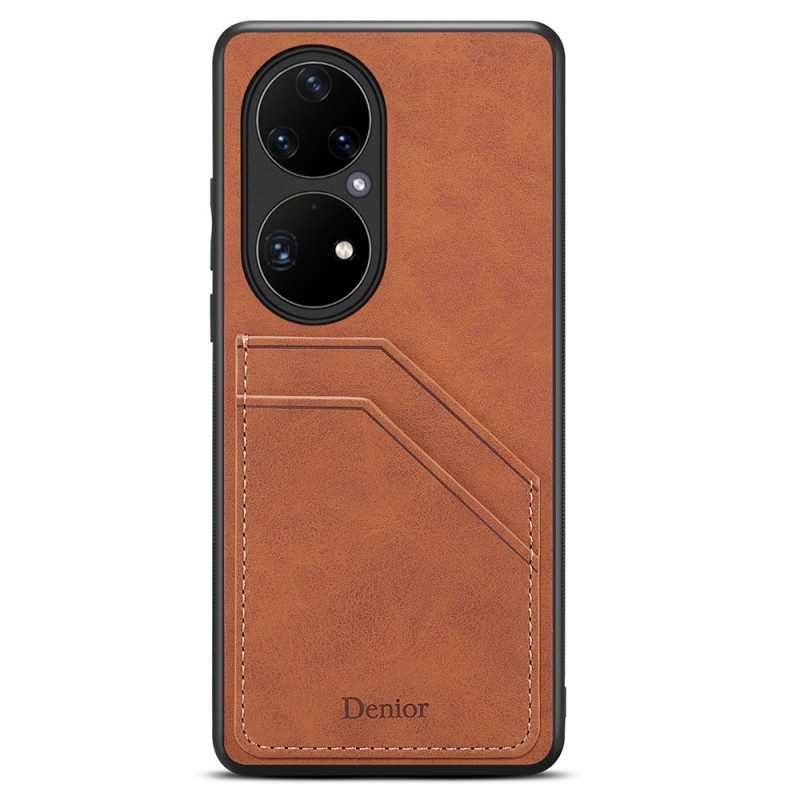 Cover Huawei P50 Pro Portacarte Denior A Doppia Fessura