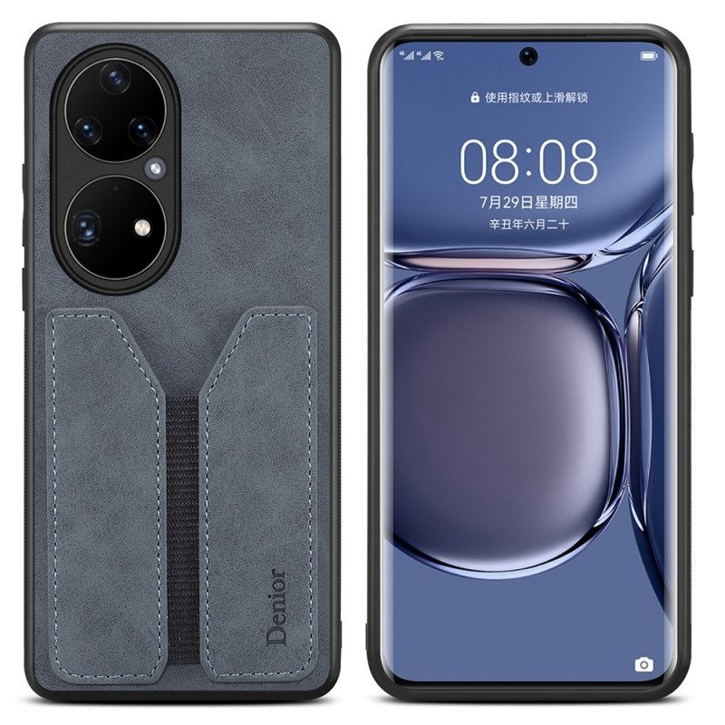 Cover Huawei P50 Pro Portacarte Elastico Denior