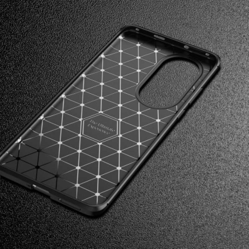 Cover Huawei P50 Pro Struttura Flessibile In Fibra Di Carbonio