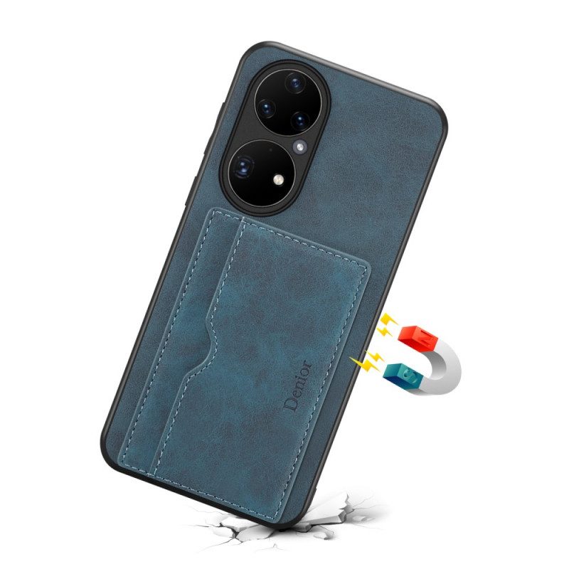 Cover Huawei P50 Pro Titolare Della Carta Denaro