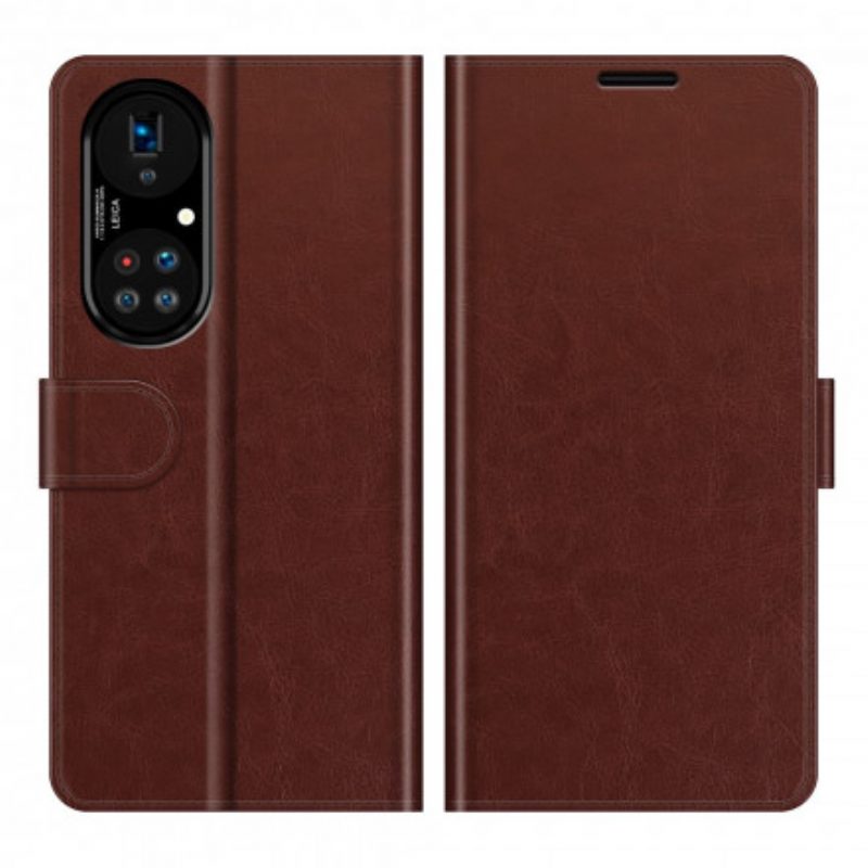 Custodia A Portafoglio Huawei P50 Pro Design In Pelle Stile