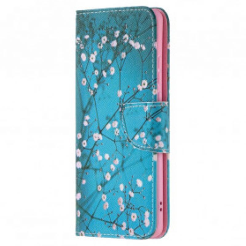 Custodia in pelle Huawei P50 Pro Albero In Fiore