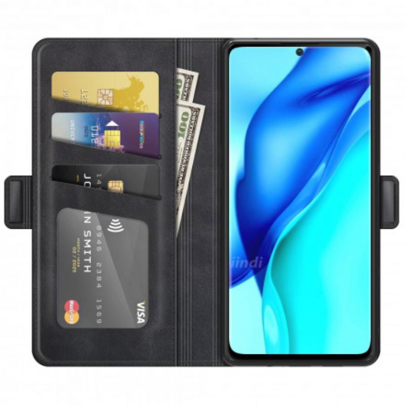 Custodia in pelle Huawei P50 Pro Design In Pelle Stile