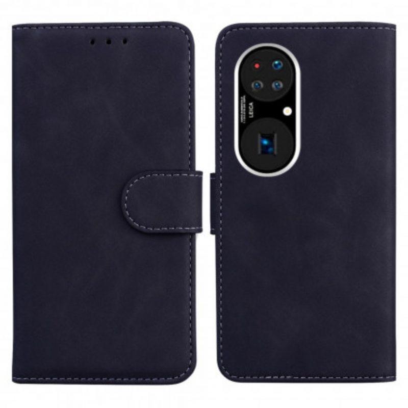 Custodia in pelle Huawei P50 Pro Stile Vintage In Pelle Couture