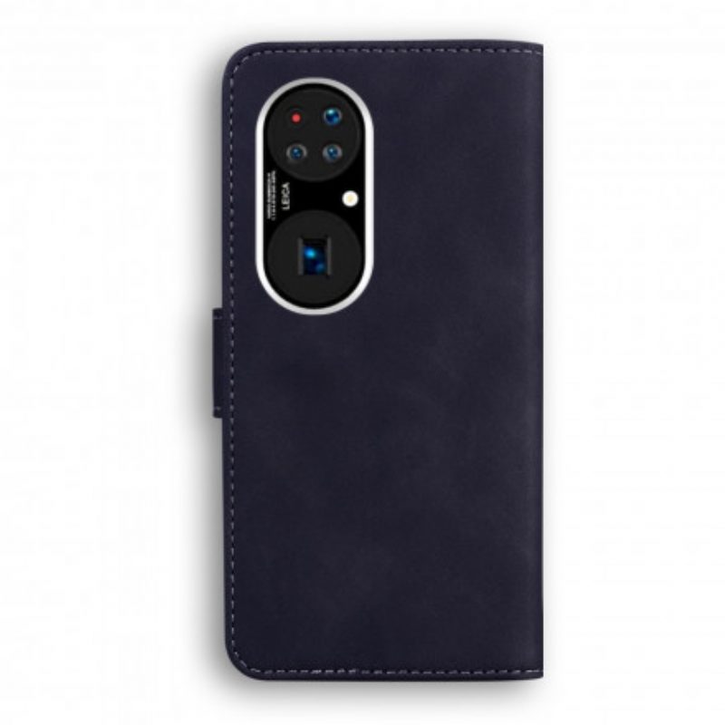 Custodia in pelle Huawei P50 Pro Stile Vintage In Pelle Couture