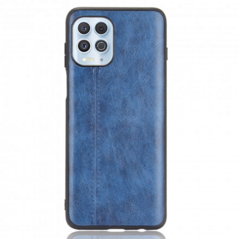 Cover Moto G100 Effetto Pelle Couture