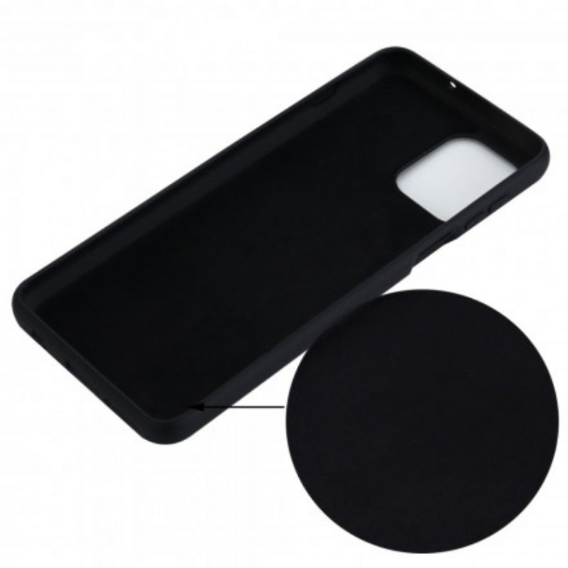 Cover Moto G100 Silicone Liquido Con Cordino