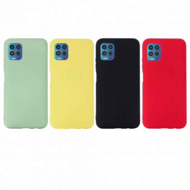 Cover Moto G100 Silicone Liquido Con Cordino