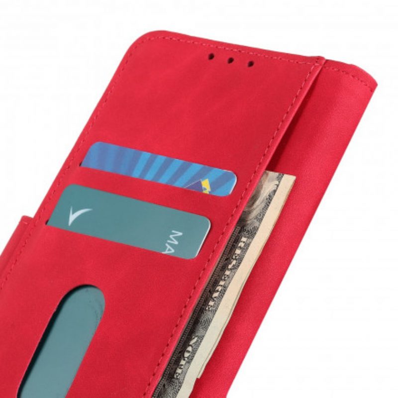 Folio Cover Moto G100 Khazneh Effetto Pelle Vintage