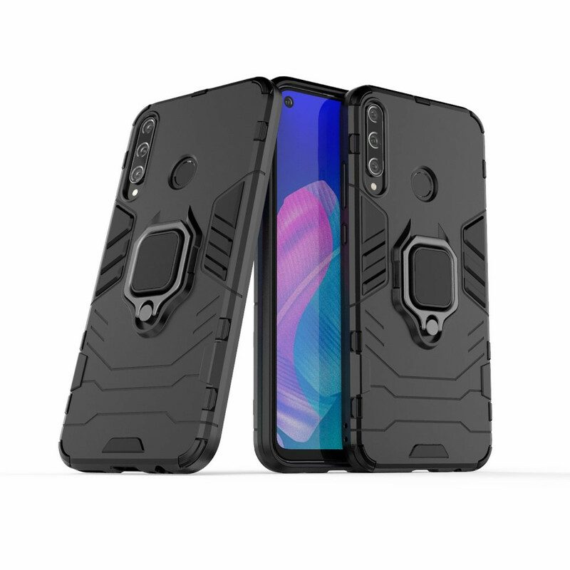 Cover Huawei P40 Lite E Anello Resistente