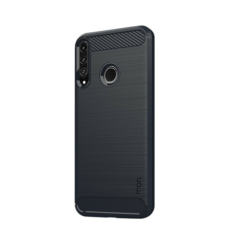 Cover Huawei P40 Lite E Fibra Di Carbonio Spazzolata Mofi