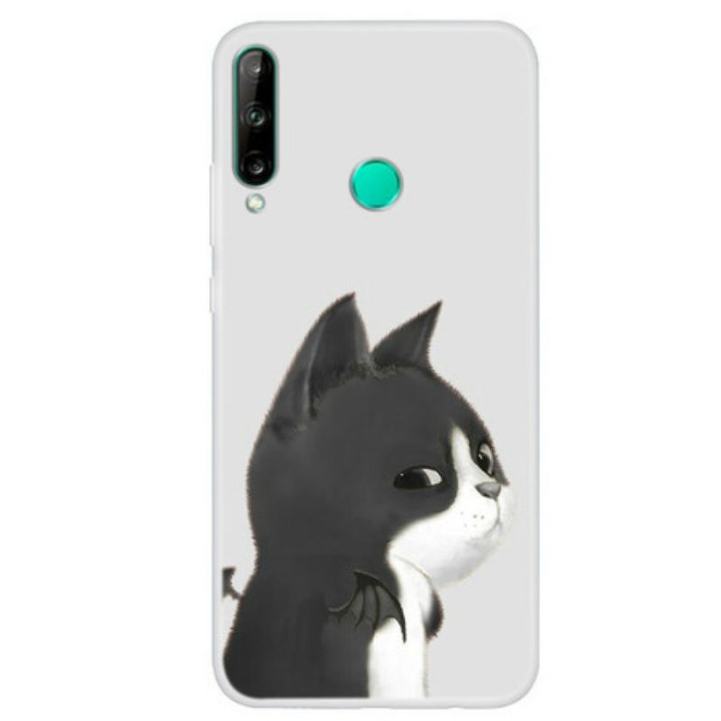 Cover Huawei P40 Lite E Gatto Diavolo