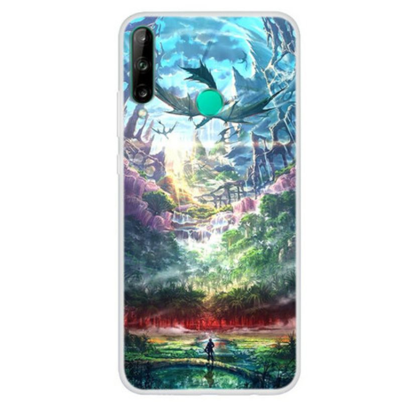 Cover Huawei P40 Lite E Natura Paradisiaca