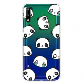Cover Huawei P40 Lite E Panda Sentimentali