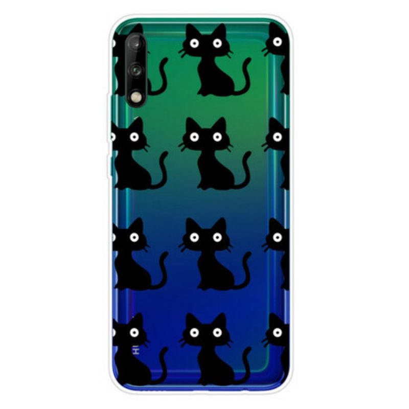 Cover Huawei P40 Lite E Più Gatti Neri